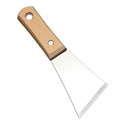 HOMSFOU 1 Stück Abgewinkeltes Spachtel Schaber Aufkleber-entferner Reiniger Cesseling -Werkzeug Breiter Kitt Gips Rand Abdichten Hebelwerkzeug Malen Rostfrei Fondant Ofen Silver Massivholz HOMSFOU 1 Stück Abgewinkeltes Spachtel Schaber Aufkleber-entferner Reiniger Cesseling -Werkzeug Breiter Kitt Gips Rand Abdichten Hebelwerkzeug Malen Rostfrei Fondant Ofen Silver Massivholz von HOMSFOU