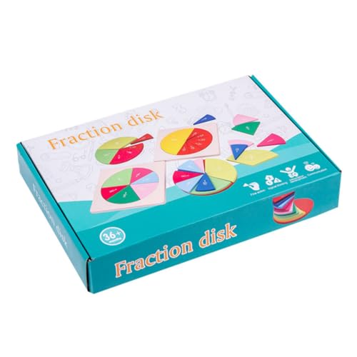HOMSFOU 1 Stück Educational Fraction Lernspielzeug Bruchkreise Mathematikfähigkeiten bei Kindern Lehrmittel für Visuelles Lernen und Zählen aus Kindersicherem Material Gefertigt HOMSFOU 1 Stück Educational Fraction Lernspielzeug Bruchkreise Mathematikfähigkeiten bei Kindern Lehrmittel für Visuelles Lernen und Zählen aus Kindersicherem Material Gefertigt von HOMSFOU