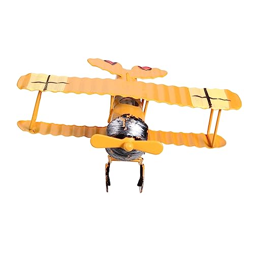 HOMSFOU 1 Stück Vintage Iron Aircraft Model Kreative Desktop Dekoration für Büro Auto Schlafzimmer Retro Flugzeug Deko Geschenkidee für Amerikanischer Stil HOMSFOU 1 Stück Vintage Iron Aircraft Model Kreative Desktop Dekoration für Büro Auto Schlafzimmer Retro Flugzeug Deko Geschenkidee für Amerikanischer Stil von HOMSFOU