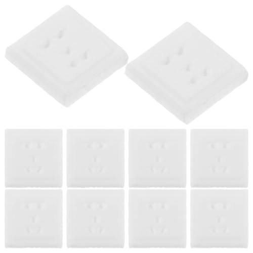 HOMSFOU 10 Sätze Teiliges Miniatur Puppenhaus mit Realistischen Schaltern und Steckdosen Nachhaltige Miniaturen Langlebig und Familientauglich für Puppenhaus Deko und Bastelprojekte von HOMSFOU