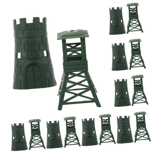 HOMSFOU 10satz Miniatur Turm Spielzeug Mini Ausrüstung Spielzeug Pädagogisches Für Jungen Und Militärmodell Für Geburtstag Party Und Haushaltsdekoration von HOMSFOU