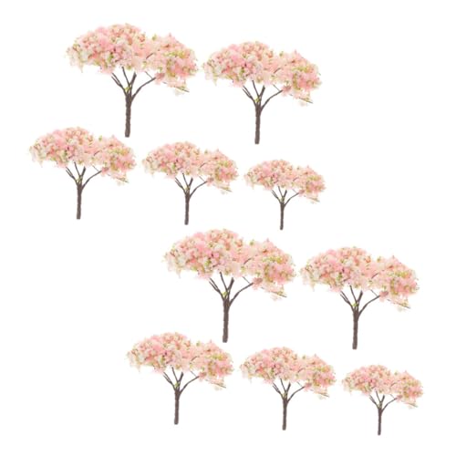 HOMSFOU 10 Stück Mini-Sakura-Baum Architektur Landschaft Bäume Mini -Bäume Sandtischlandschaft Miniaturen gefälschte Kirschblüten Mini-Baum Landschaftsmodellbaum Kleiner Minibaum Abs Rosa HOMSFOU 10 Stück Mini-Sakura-Baum Architektur Landschaft Bäume Mini -Bäume Sandtischlandschaft Miniaturen gefälschte Kirschblüten Mini-Baum Landschaftsmodellbaum Kleiner Minibaum Abs Rosa von HOMSFOU