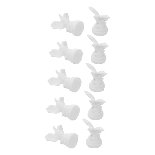 HOMSFOU 10 Stück Miniatur Modellfiguren für Sandtisch Detailreiche Architektur Skulpturen Vielseitig Einsetzbar für DIY Bastler Unterricht und Wohnraumdekoration von HOMSFOU