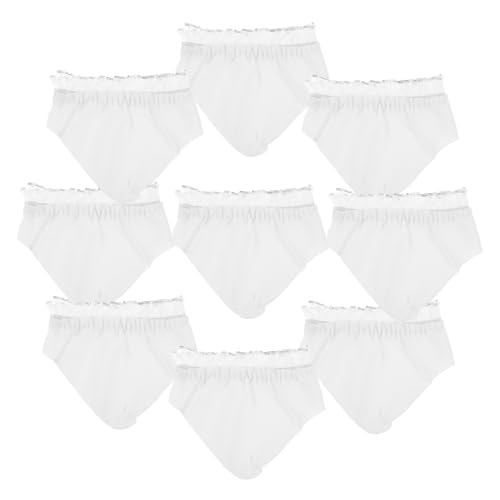 HOMSFOU 10 Stück Puppe Höschen Puppenstoffe Puppenhauszubehör Puppenkostüm Babydoll Kleidung Waschbare Unterhose für Babypuppen Stoffunterwäsche Puppensachen Weiß HOMSFOU 10 Stück Puppe Höschen Puppenstoffe Puppenhauszubehör Puppenkostüm Babydoll Kleidung Waschbare Unterhose für Babypuppen Stoffunterwäsche Puppensachen Weiß von HOMSFOU