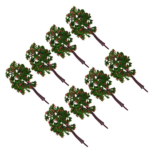 HOMSFOU 10 Stück Teiliges Landschafts Modellbäume Realistische Simulation DIY Mikro Landschaftsdekor für Innenräume Detailreiche Gestaltung für Modellbau und Miniaturlandschaften von HOMSFOU