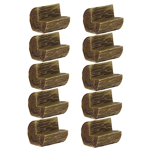 HOMSFOU 10 Stück Teiliges Mini Display Base DIY Zubehör Kreative Micro Szene Basis mit Glatten Kanten Kompakt für Miniaturfiguren Sukkulenten Tischdekoration Party und Gartenlandschaften von HOMSFOU