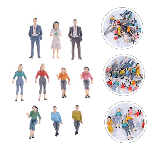 HOMSFOU 10 Stück vorbildlicher Mann selbst bemalte Figuren Layout Männer z Menschen Figuren miniaturfiguren miniaturen Figuren Figurenmodelle aus Kunststoff Plastikfiguren Plastik. von HOMSFOU