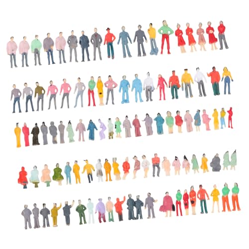 HOMSFOU 100 Stück Mini Figuren Bunte Modellpuppe Langlebige Dekorative Miniaturfiguren für Puppenhaus DIY Landschaft Tischdekoration HOMSFOU 100 Stück Mini Figuren Bunte Modellpuppe Langlebige Dekorative Miniaturfiguren für Puppenhaus DIY Landschaft Tischdekoration von HOMSFOU