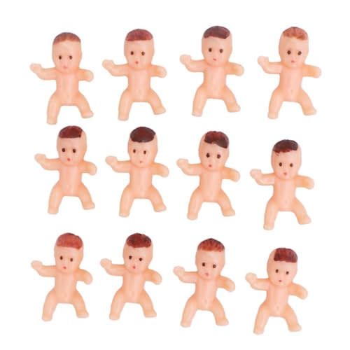 HOMSFOU 100St Mini-Baby-Modell Badewanne Baby Spielzeug Mini-Baby-Mikro Mini-Puppen Babypuppe für Frauen Ornament Mini-Babys Dekorationen für die Babyparty kleines Geschenk von HOMSFOU
