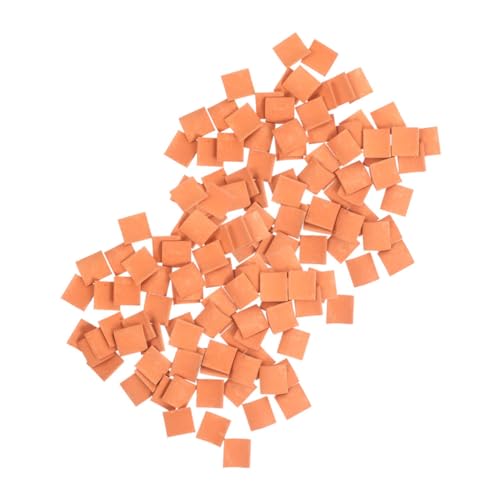 HOMSFOU 100pcs 1:16 Mikrolandschaftsdachfliesen Modell Miniaturdachfliesen Für Puppenhaus DIY Building Project Gefälschte Fliesenpuppenhausfliesen Miniaturfliesen von HOMSFOU