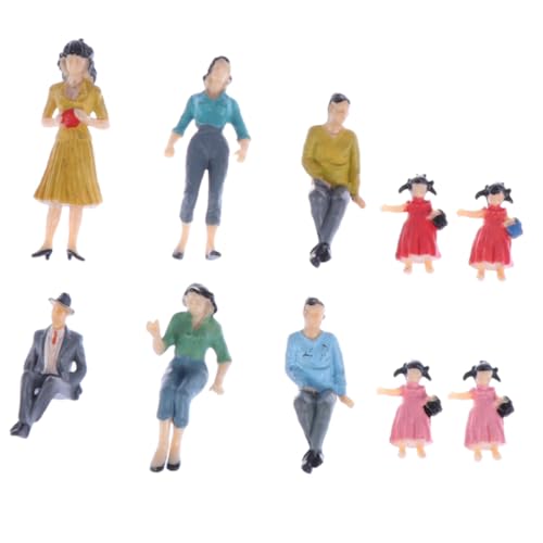 HOMSFOU 10Stücke Bemalte Miniaturfiguren Für Modelleisenbahnen Farben Für Landschafts Und Architekturszenen Leicht Und Kompakt Für Einfachen Einsatz HOMSFOU 10Stücke Bemalte Miniaturfiguren Für Modelleisenbahnen Farben Für Landschafts Und Architekturszenen Leicht Und Kompakt Für Einfachen Einsatz von HOMSFOU