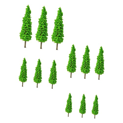 HOMSFOU 12 Stück Mini Baum Dekoration Künstliche Pflanzen für Gartenlandschaft für Mikrolandschaft DIY Projekte und Tischdekoration von HOMSFOU