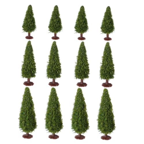 HOMSFOU 12 Stück Miniaturbäume Modell: Spielzeug-kiefernbaum, Architektur, Zuglandschaft, Künstliche Pflanze, Grünfläche Für Gebäudemodelllandschaft, DIY-Handwerk, Eisenbahnzubehör HOMSFOU 12 Stück Miniaturbäume Modell: Spielzeug-kiefernbaum, Architektur, Zuglandschaft, Künstliche Pflanze, Grünfläche Für Gebäudemodelllandschaft, DIY-Handwerk, Eisenbahnzubehör von HOMSFOU