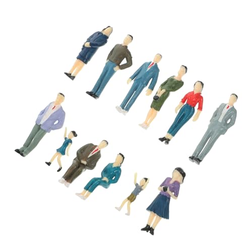 HOMSFOU 12 Stück Miniaturfiguren Bunte Menschenfiguren für Modelleisenbahn und Architektur für Miniaturszenen Schulprojekte und Puppenhäuser Leicht Robust und Vielseitig Einsetzbar HOMSFOU 12 Stück Miniaturfiguren Bunte Menschenfiguren für Modelleisenbahn und Architektur für Miniaturszenen Schulprojekte und Puppenhäuser Leicht Robust und Vielseitig Einsetzbar von HOMSFOU