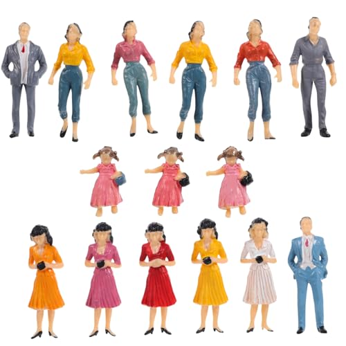 HOMSFOU 15 Stück Teiliges Bemalte Figuren Menschen Modellfiguren für Modelleisenbahn Architektur Miniatur Figuren in Verschiedenen Posen Farbig Detailreich Langlebig Zufällige Farbe HOMSFOU 15 Stück Teiliges Bemalte Figuren Menschen Modellfiguren für Modelleisenbahn Architektur Miniatur Figuren in Verschiedenen Posen Farbig Detailreich Langlebig Zufällige Farbe von HOMSFOU