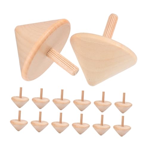 HOMSFOU 15 Stück Teiliges DIY Holzspielzeug für Unfertige Holzkreisel zum Bemalen und Gestalten Kreatives Bastelset für Motorische Fähigkeiten und Familienaktivitäten HOMSFOU 15 Stück Teiliges DIY Holzspielzeug für Unfertige Holzkreisel zum Bemalen und Gestalten Kreatives Bastelset für Motorische Fähigkeiten und Familienaktivitäten von HOMSFOU