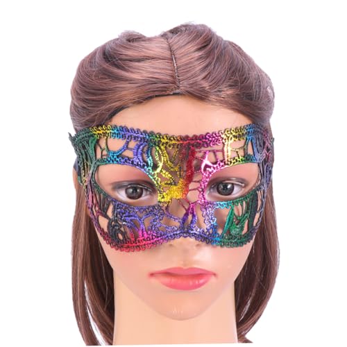 HOMSFOU 1Stk Maskerade-Maske für Frauen Spitzen-Maskerade-Masken the hallow halloween goldene Augenklappen Spitzenmaske für Frauen Maske im venezianischen Spitzenmaske bilden von HOMSFOU