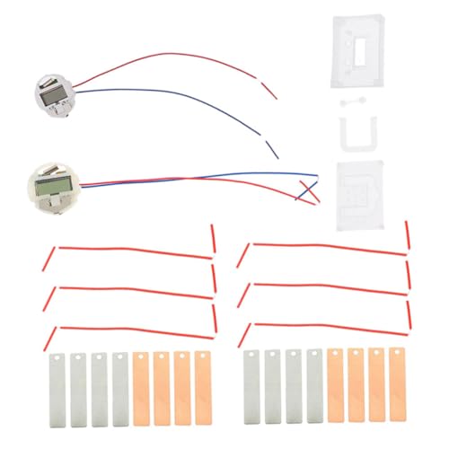 HOMSFOU 2 Sätze Fruchtbatterie-Experiment Experiment Liefert Schüler Wissenschaft Student DIY Obst Batterie Batterie-wissenschafts-kit Lernspielzeug Physik-kit Zinkkupferblatt von HOMSFOU