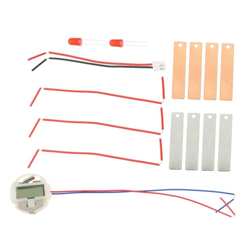 HOMSFOU 2 Sätze Fruchtbatterie -Experiment -kit Batterien Experimentierkasten Für Schüler Student DIY Obst Batterie Batterie-kit Für Obst Bausatz Für Obstuhren Metall von HOMSFOU