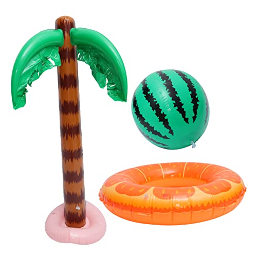HOMSFOU 2 Sätze Aufblasbare Kokospalme Schwimmbad Für Kinder Spielzeug Für Den Strand Palmen Sprengen Aufblasbarer Kinderpool Kinderschwimmer Dekor Europäisch Und Amerikanisch PVC Zubehör von HOMSFOU