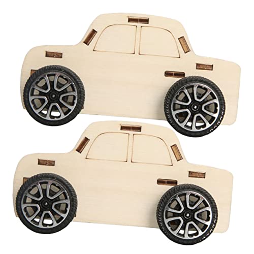 HOMSFOU 2 Stück DIY Holzauto Bausatz für Wissenschaftliches Projekt für Eltern und Einfach Zusammenzubauen Fördert Lernen und Handfertigkeit für Kleine Hände HOMSFOU 2 Stück DIY Holzauto Bausatz für Wissenschaftliches Projekt für Eltern und Einfach Zusammenzubauen Fördert Lernen und Handfertigkeit für Kleine Hände von HOMSFOU