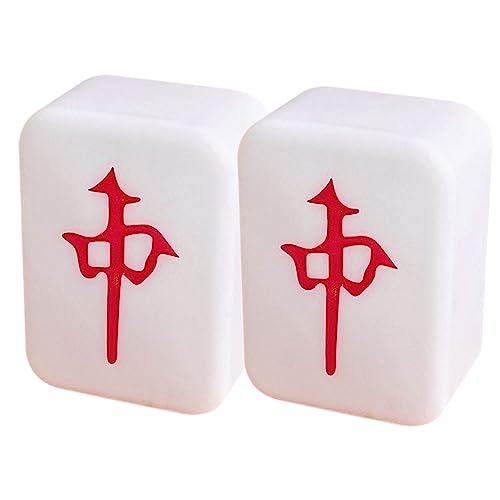 HOMSFOU 2 Stück Mahjong-Nachtlicht Exquisite Nachtlichter Lampen USB Nachttisch klein LED -Licht Tischlampe kreativ Zimmerlampe Innenlampe Nachtlicht im Innenbereich Plastik von HOMSFOU