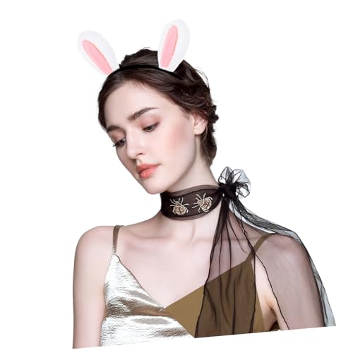 HOMSFOU 20 Stück Teiliges Hasenohren Stirnband aus Stoff Langlebige DIY Haarreifen Accessoires Niedliche Kaninchenohren Haarschmuck für Ostern Party und Kostüm Praktische Kopfband von HOMSFOU