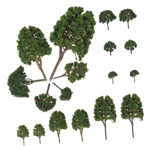 HOMSFOU 24 Stück Teiliges Set Künstliche Bäume für Sandtischmodell Langlebige Miniaturbäume Realistische Landschaftsdekoration für Modellbau DIY Gartenszenerie Leicht und Praktisch HOMSFOU 24 Stück Teiliges Set Künstliche Bäume für Sandtischmodell Langlebige Miniaturbäume Realistische Landschaftsdekoration für Modellbau DIY Gartenszenerie Leicht und Praktisch von HOMSFOU