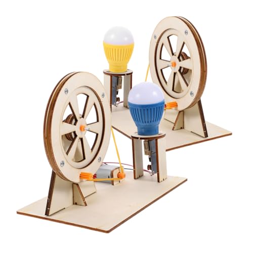 HOMSFOU 2Sätze Handkurbelgenerator für DIY Bausatz zur Praktischer Fähigkeiten Stromgenerator mit Handkurbel Lernspielzeug für Kleine Wissenschaftler HOMSFOU 2Sätze Handkurbelgenerator für DIY Bausatz zur Praktischer Fähigkeiten Stromgenerator mit Handkurbel Lernspielzeug für Kleine Wissenschaftler von HOMSFOU