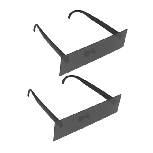 HOMSFOU 2Stücke Teilige Lustige Sonnenbrille Kunststoff für Mottopartys Langlebige Karnevalsbrille mit Design für Halloween Weihnachten Silvester und Mehr von HOMSFOU