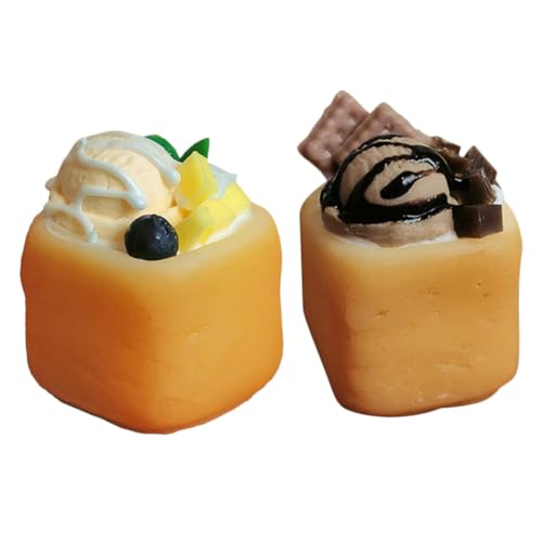 HOMSFOU 2stücke Miniatur-Eiscreme Puppenhaus Spielzeug-Toast-Modelle Aus Winzige Desserts Für Puppenhausküche Mikro-Dekoration Puppenhaus-Party-Dekoration HOMSFOU 2stücke Miniatur-Eiscreme Puppenhaus Spielzeug-Toast-Modelle Aus Winzige Desserts Für Puppenhausküche Mikro-Dekoration Puppenhaus-Party-Dekoration von HOMSFOU