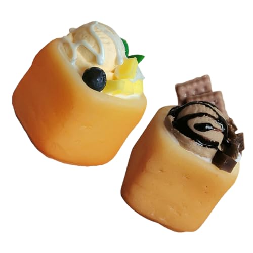 HOMSFOU 2stücke Miniaturkuchen Eiscreme Toast Dekor Für Puppenhaus Mini Küche Zubehör Spielzeug Für Junge Mädchen DIY Mikro Dekoration Puppenhausküchenzubehör Requisiten HOMSFOU 2stücke Miniaturkuchen Eiscreme Toast Dekor Für Puppenhaus Mini Küche Zubehör Spielzeug Für Junge Mädchen DIY Mikro Dekoration Puppenhausküchenzubehör Requisiten von HOMSFOU