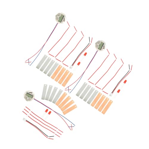 HOMSFOU 3 Sätze Fruchtbatterie -Experiment -kit Elektrik-wissenschafts-kit Elektrizitätswissenschaftliche Kit Kinderwissenschaftsexperiment -Kits Metall von HOMSFOU