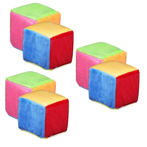 HOMSFOU 3 Sätze Plüschtier Lernwürfel Würfelspiel Taschenwürfel Massenwürfelspiele Riesenwürfel Fotowürfel Taschenwürfel Jumbo Taschenwürfel Für Den Unterricht Lernspiele 2 Stücke * 3 von HOMSFOU