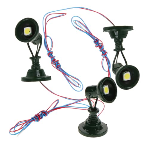 HOMSFOU 3 Stück Zugmodellschmuck LED-Ampeln im Maßstab 1:1 Eisenbahnlicht Zuglampe Rostfreier Stahl Grün HOMSFOU 3 Stück Zugmodellschmuck LED-Ampeln im Maßstab 1:1 Eisenbahnlicht Zuglampe Rostfreier Stahl Grün von HOMSFOU