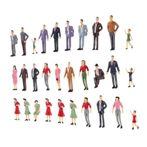 HOMSFOU 30 Stücke Sand Tabelle Charakter Modell Tiny Menschen Figuren Modell Szene Miniatur Puppenhaus Menschen Abs Kunststoff HOMSFOU 30 Stücke Sand Tabelle Charakter Modell Tiny Menschen Figuren Modell Szene Miniatur Puppenhaus Menschen Abs Kunststoff von HOMSFOU