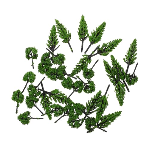 HOMSFOU 30Stücke Baummodell Dekorationsset Mit Kreativen Miniaturbäumen Für Mikrolandschaften Und Gartendekoration Exquisite Details Langlebige Verarbeitung Für DIY Projekte Im Freien von HOMSFOU