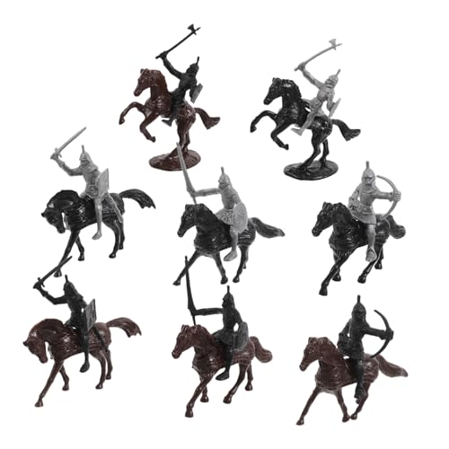 HOMSFOU 32 Stück Teiliges Mittelalterliches Ritter und Pferdemodell Detailreiche Miniatur Soldatenfiguren aus Robustem Material für Tabletop Spiele Dekoration und Historisches Lernspiel HOMSFOU 32 Stück Teiliges Mittelalterliches Ritter und Pferdemodell Detailreiche Miniatur Soldatenfiguren aus Robustem Material für Tabletop Spiele Dekoration und Historisches Lernspiel von HOMSFOU
