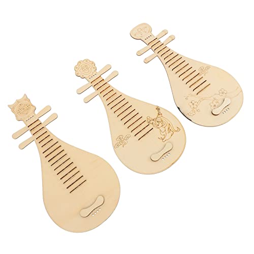 HOMSFOU 3stücke Chinesischen Stil Junge Mädchen Pädagogisches Instrument Spielzeug Mädchen Performance Requisiten Retro-Spielzeug Chinesischer Stil Pädagogisches Lernen von HOMSFOU
