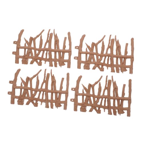 HOMSFOU 4 Stück Künstlicher Zaun für Zaun für Puppenhaus Miniaturpferdezubehör Zaun für Spielszenen Tierspielzeug für Vorschulkinder Spielset für Kleinkinder Plastik Brown HOMSFOU 4 Stück Künstlicher Zaun für Zaun für Puppenhaus Miniaturpferdezubehör Zaun für Spielszenen Tierspielzeug für Vorschulkinder Spielset für Kleinkinder Plastik Brown von HOMSFOU