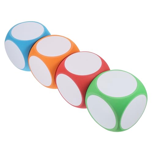 HOMSFOU 4 Stück Leere Schaumstoffwürfel Würfel Abwischen Schäumt Würfel Spielwürfel Löschbare Würfel Riesige Schaumstoffwürfel Klein Kinderspielzeug Lernwürfel Leere DIY-würfel Ja HOMSFOU 4 Stück Leere Schaumstoffwürfel Würfel Abwischen Schäumt Würfel Spielwürfel Löschbare Würfel Riesige Schaumstoffwürfel Klein Kinderspielzeug Lernwürfel Leere DIY-würfel Ja von HOMSFOU
