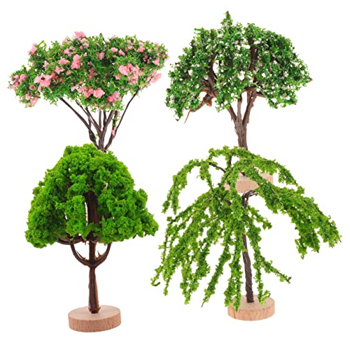 HOMSFOU 4 Stück Miniaturbaum Modell Künstliche Bäume für Diorama Dekoration für Sandtische und Miniaturprojekte Realistische Mikro Landschafts Ornamente HOMSFOU 4 Stück Miniaturbaum Modell Künstliche Bäume für Diorama Dekoration für Sandtische und Miniaturprojekte Realistische Mikro Landschafts Ornamente von HOMSFOU
