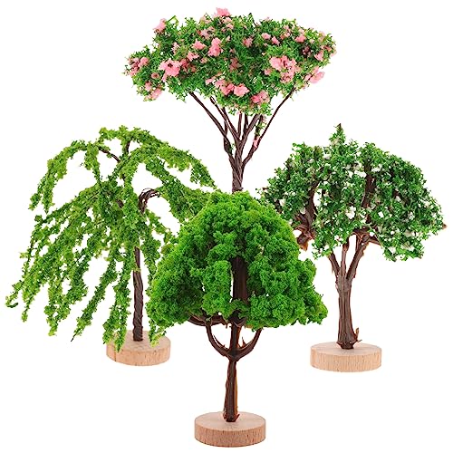HOMSFOU 4 Stück Miniaturbaum Modell Künstliche Landschaftsbäume Kunststoff für Sandtisch und Mikro Landschaften Dekoration für Garten und DIY Projekte HOMSFOU 4 Stück Miniaturbaum Modell Künstliche Landschaftsbäume Kunststoff für Sandtisch und Mikro Landschaften Dekoration für Garten und DIY Projekte von HOMSFOU