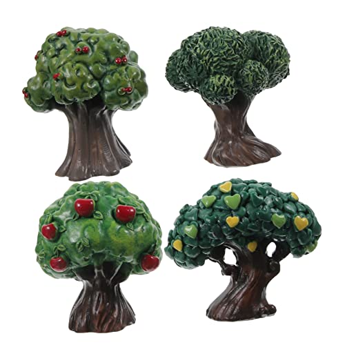 HOMSFOU 4 Stück Miniaturbaum Modell Realistische Dekoration Resin für Mikrolandschaften DIY Projekte und Sandtisch Gestaltung und Leicht zu Lagern HOMSFOU 4 Stück Miniaturbaum Modell Realistische Dekoration Resin für Mikrolandschaften DIY Projekte und Sandtisch Gestaltung und Leicht zu Lagern von HOMSFOU