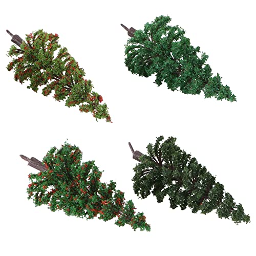 HOMSFOU 4 Stück Miniaturbaum Realistische Baum für Sandtisch Dekoration für Mini Landschaften und Puppenhäuser und Verarbeitung HOMSFOU 4 Stück Miniaturbaum Realistische Baum für Sandtisch Dekoration für Mini Landschaften und Puppenhäuser und Verarbeitung von HOMSFOU