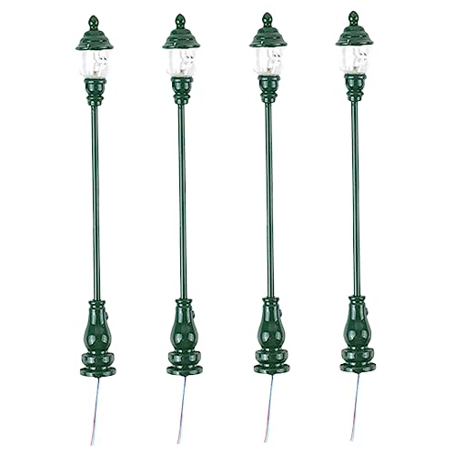 HOMSFOU 4 Stück Miniaturlampe für Garten und Innenraum Teiliges Straßenlaternen Modell für Puppenhaus und Landschaftsdeko Realistische Details DIY Zubehör für Miniaturprojekte HOMSFOU 4 Stück Miniaturlampe für Garten und Innenraum Teiliges Straßenlaternen Modell für Puppenhaus und Landschaftsdeko Realistische Details DIY Zubehör für Miniaturprojekte von HOMSFOU