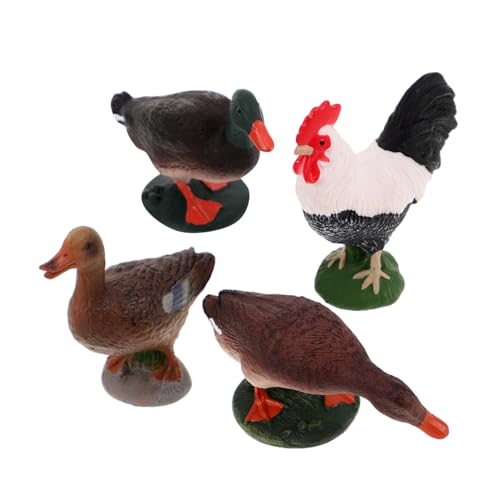HOMSFOU 4 Stück Sandtisch Viehmodell Huhn Realistische Nutztiere Entenlockvögel Gefälschtes Huhn Mini Simulation Huhn Plastik Nutztiere Figuren Ente Rollenspiel Entenfigur PVC HOMSFOU 4 Stück Sandtisch Viehmodell Huhn Realistische Nutztiere Entenlockvögel Gefälschtes Huhn Mini Simulation Huhn Plastik Nutztiere Figuren Ente Rollenspiel Entenfigur PVC von HOMSFOU