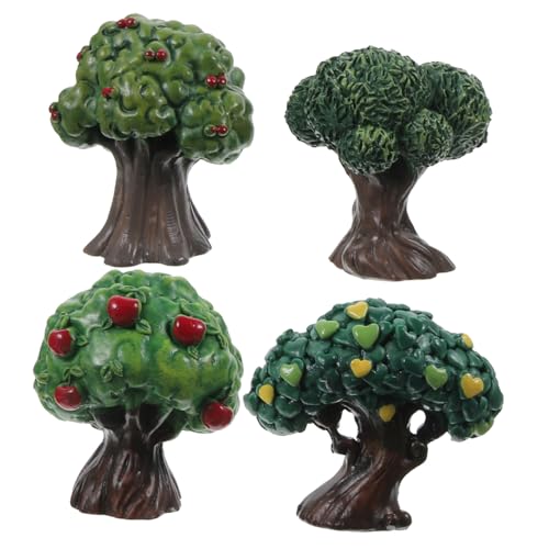 HOMSFOU 4 Stück Teiliges Miniatur Baum aus Resin Realistisch Gestaltete Landschaftsbäume für DIY Mikro szenerie Langlebig Naturgetreu für Modelleisenbahn Sandtisch und Gartendekor HOMSFOU 4 Stück Teiliges Miniatur Baum aus Resin Realistisch Gestaltete Landschaftsbäume für DIY Mikro szenerie Langlebig Naturgetreu für Modelleisenbahn Sandtisch und Gartendekor von HOMSFOU