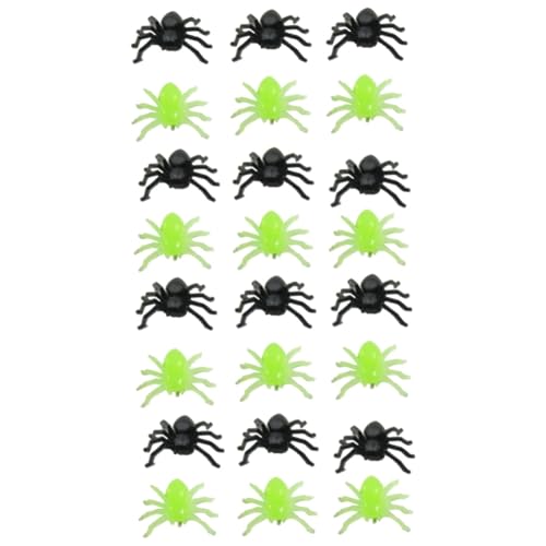 HOMSFOU Spielzeug 400 STK Halloween-Spielzeug Spinnensimulation Spinnendekoration realistische Spinnen Spielzeuge Halloween-Streichspielzeug Halloween-Spinne Mini kleine Spinne von HOMSFOU