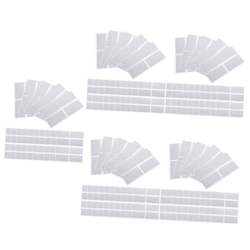 HOMSFOU 5 Sätze Scratch Off Sticker Selbstklebend DIY Gewinnspielkarten Für Spiele Silberne Aufkleber Für Kreative Geschenkanlässe Und Partys Beschreibbar Und Einfach Zu 50 Stück * 5 von HOMSFOU